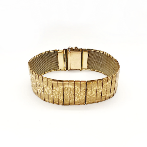Rolled 2025 gold bracelet
